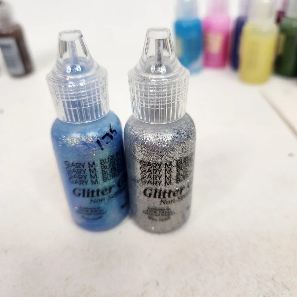 Large Glitter Glue Lot Stickles Liquid Pearls Studio G Recollection Colors Racks